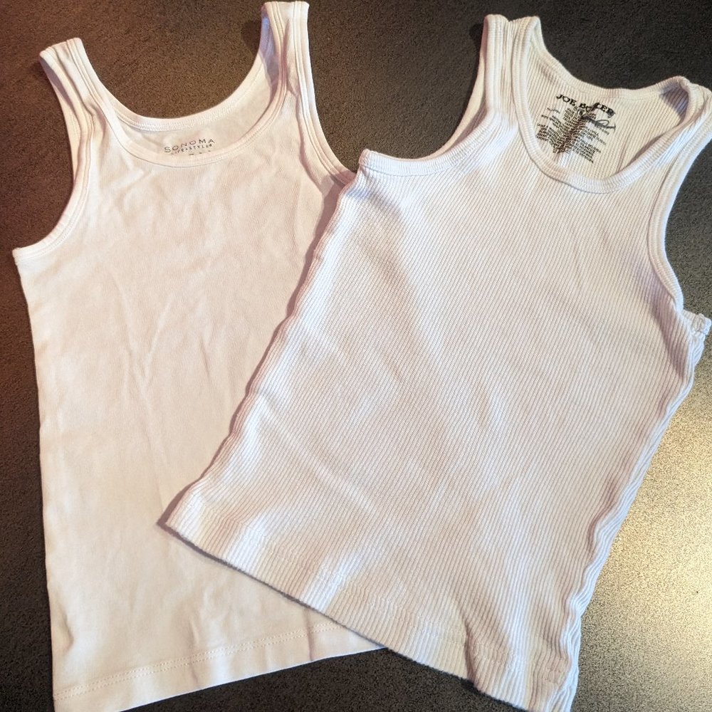 Pair of Tanks/Undershirts XS 4/5